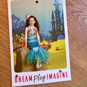 Girls Mermaid Costume with Headband